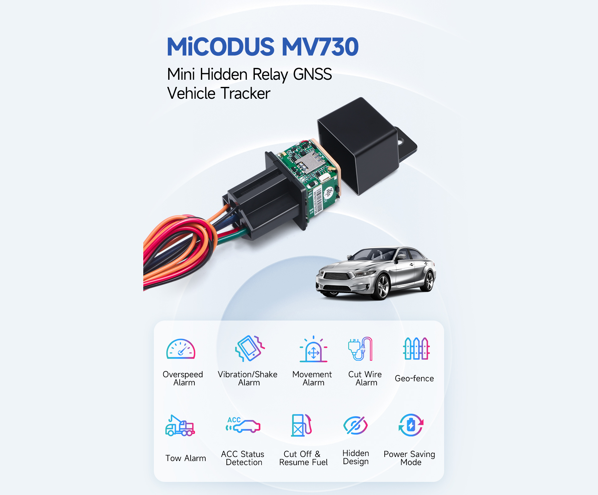 GPS Tracker Car And Bike MV-730 PTA Approved