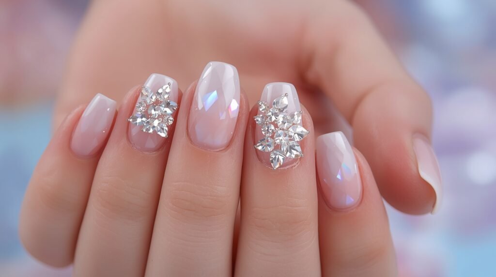 3D_Swarovski_bridal_nails