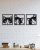 Wall Art 3Pcs Cat Frame Wooden Home Decor D27