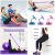 Foot Pedal Resistance Band Elastic Sit-Up Pull Rope Yoga Fitness Gym – Elastic Pull Ropes Tummy Trimmer (Random Colors)