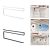 Kitchen Paper Towel Hanger Holder Under Cabinet Roll Rack Space Save Organizer ( random color )