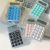 Student Calculator LCD Display Large Screen Siicone Buttons 8-digit Handheld Study Electronic Calculator School Supplies(random color)