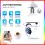 Speed-X Bulb camera 1080p Wifi 360 Degree Panoramic Night Vision Two-Way Audio Motion Detection With V380 APP