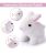 Interactive Electronic Rabbit with walking and talking toy for kids Boys Girls Plush Bunny Pet Toy (Random color)